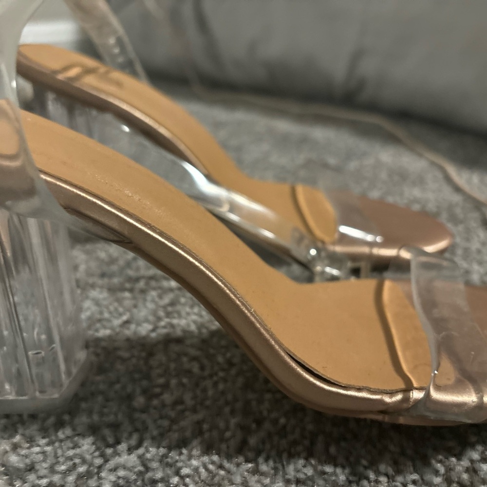 Transparent heels